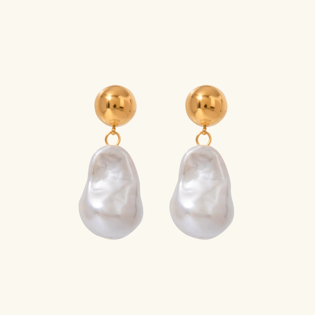 Riviera Pearl Drop Earrings