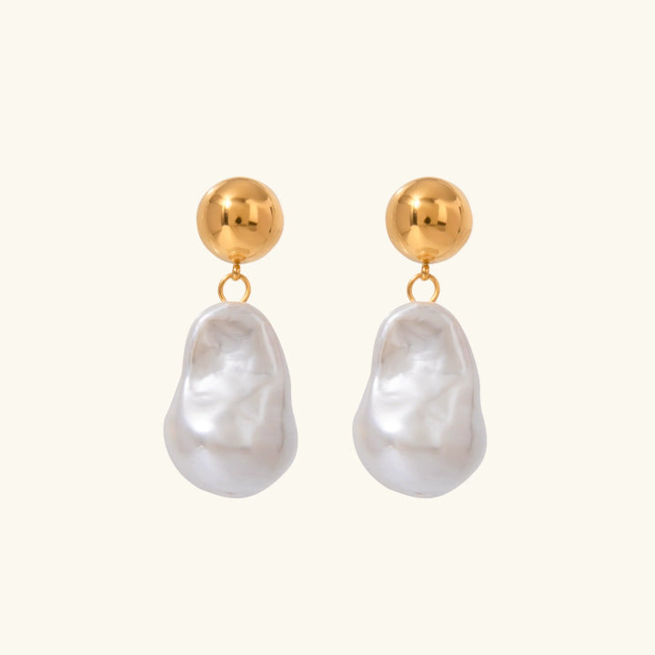 Riviera Pearl Drop Earrings