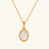 Roselle Vintage Mother Of Pearl Pendant