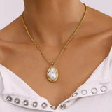 Carly Mother Of Pearl Pendant