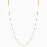 Bodega Box Necklace | White Gold