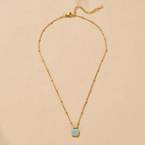 Lucia Green Pendant Necklace