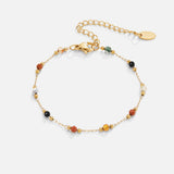 Lulu Beaded Stone Bracelet