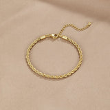 Twisted 18K Gold Bracelet