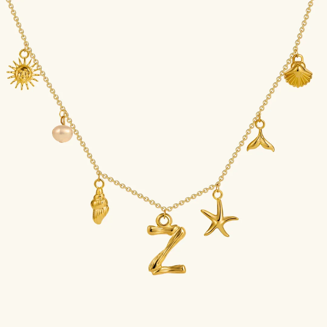 Saldonia  Ocean Initial Necklace