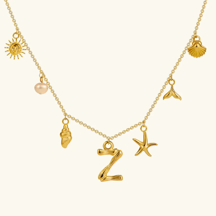 Saldonia  Ocean Initial Necklace